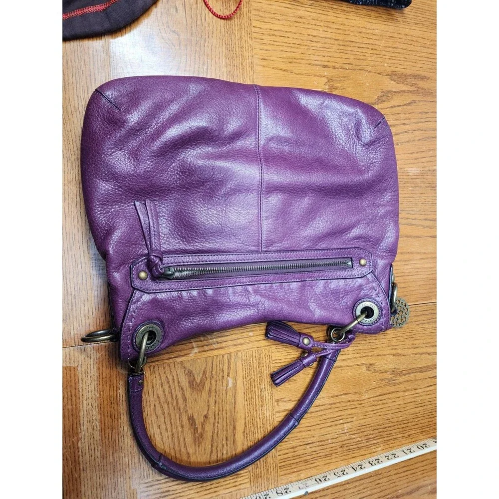 Coach 15400 Limited Edition Hamptons Plum/Purple Flap Crossbody/Shoulder GUC